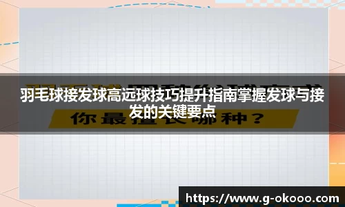 羽毛球接发球高远球技巧提升指南掌握发球与接发的关键要点