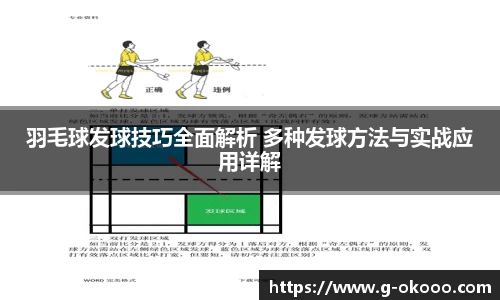 羽毛球发球技巧全面解析 多种发球方法与实战应用详解